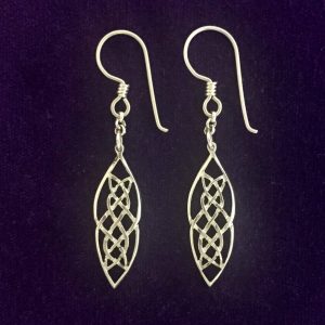 Short Knot Earrings - Sterling Silver