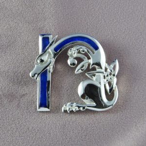 Letter N Brooch